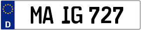 Truck License Plate